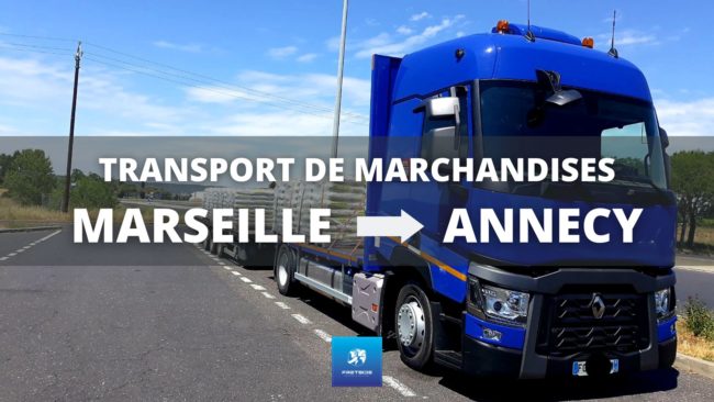 Transport de marchandises Marseille vers Annecy Transport de marchandises Marseille vers Annecy