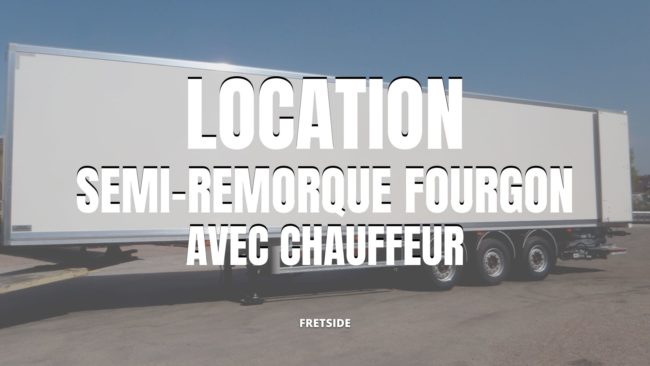 semi remorque fourgon fretside